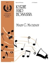 Kyrie and Hosanna Handbell sheet music cover